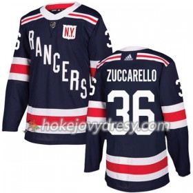 Pánské Hokejový Dres New York Rangers Mats Zuccarello 36 2018 Winter Classic Adidas Modrá Authentic